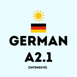 Intensive German A2.1 (Morning)