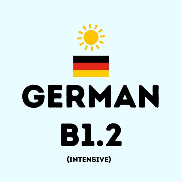 Intensive German B1.2 (Morning)