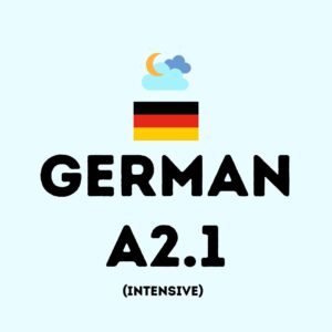 evening german course a2.1