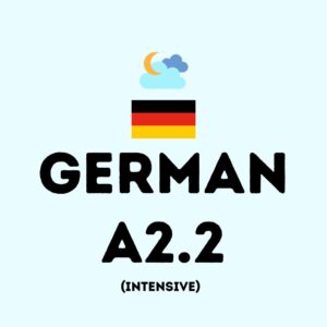 evening german course a2.2