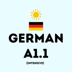 morning german course a1.1